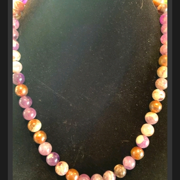 🎀Clearance🎀 JAY KING Heavy Copper AMETHYST 925 NECKLACE ESTATE PIECE 👀 - Picture 4 of 9